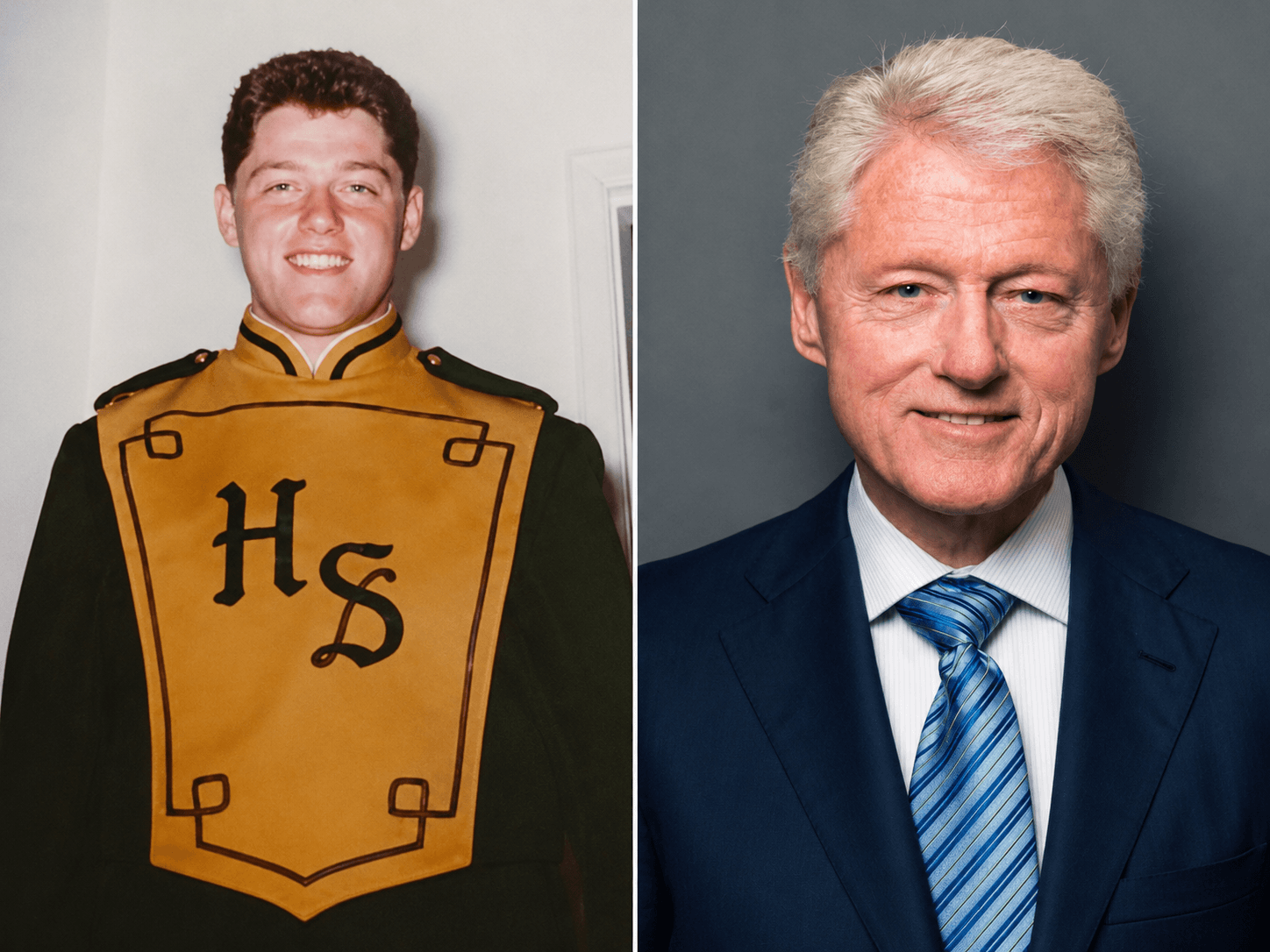 Bill Clinton in a suit