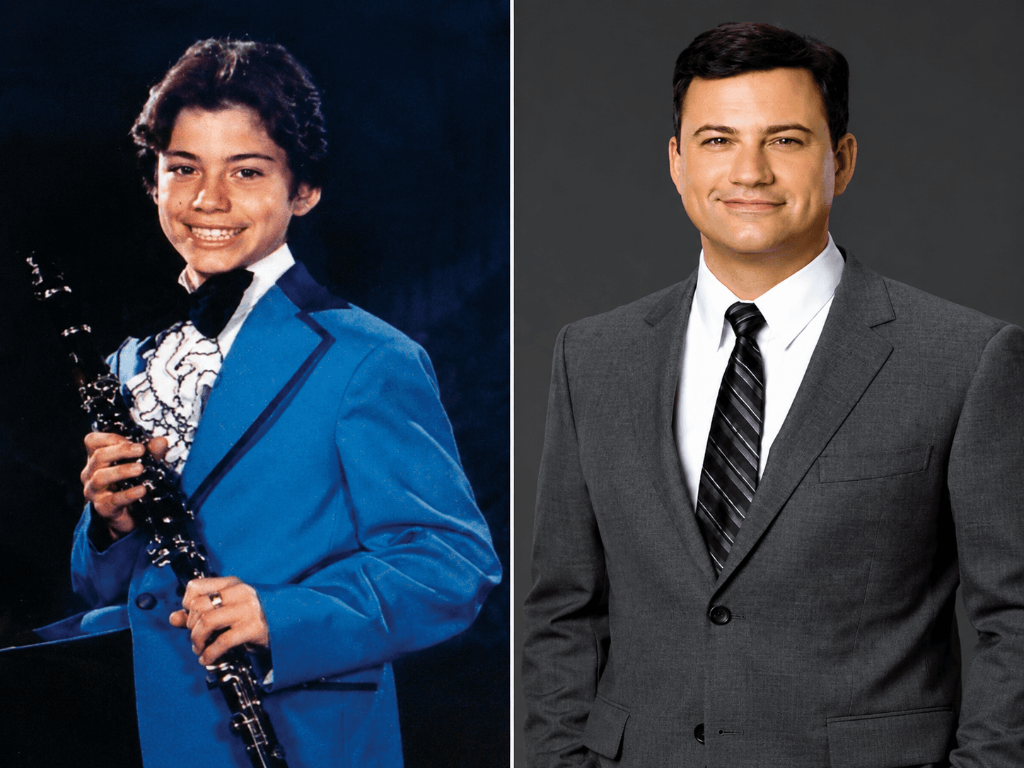 Jimmy Kimmel with his clarinet